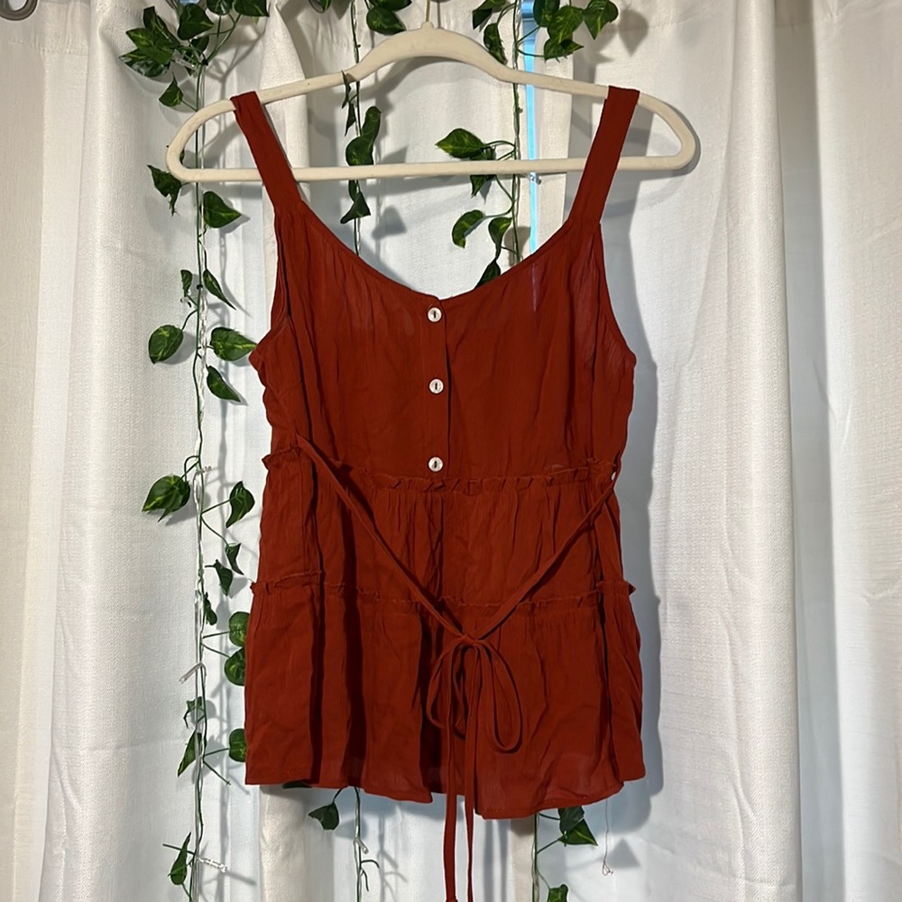 No Boundaries Burnt Orange Top